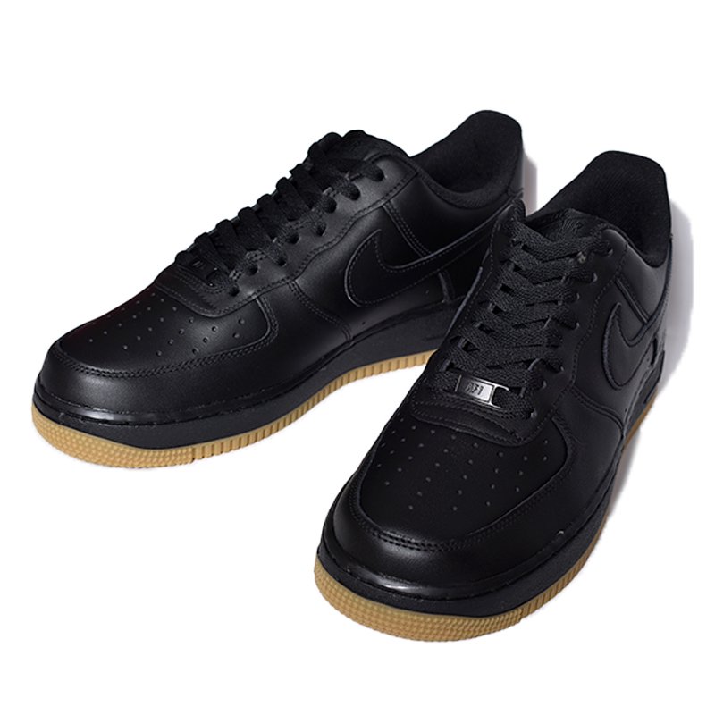 Air force 1 2025 black black gum