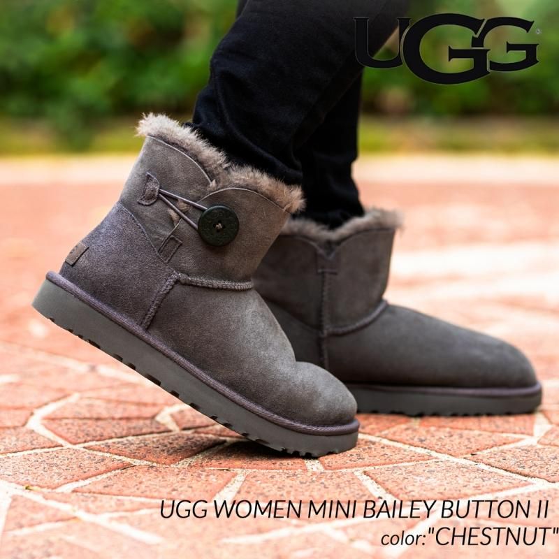 新タグ】UGG ✮ベイリーボタンⅡ ムートンブーツ ブラック