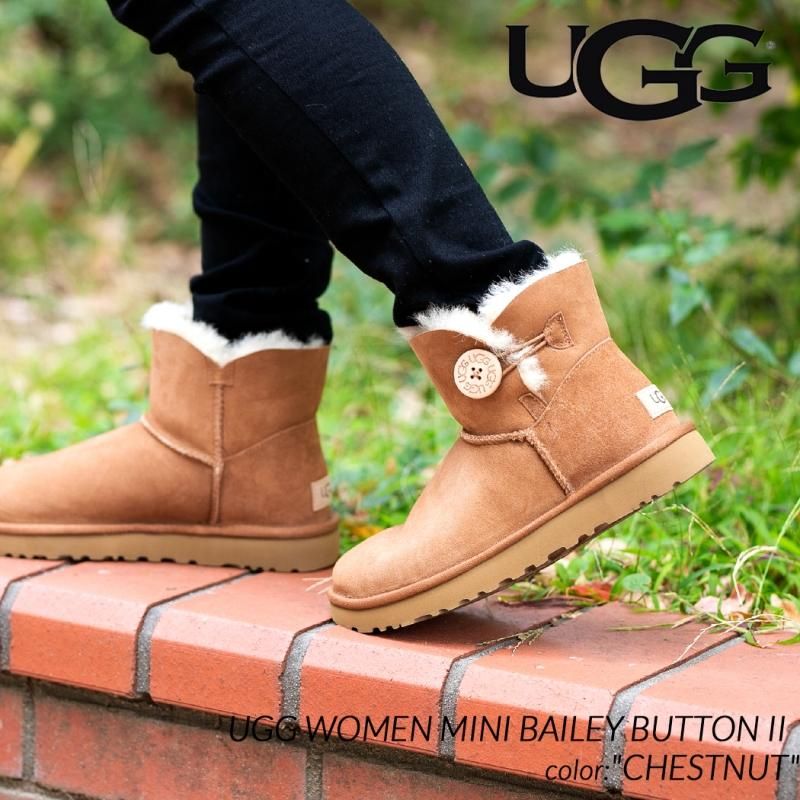 アグ UGG ムートンブーツ ベイリーボタン 最初の - ブーツ