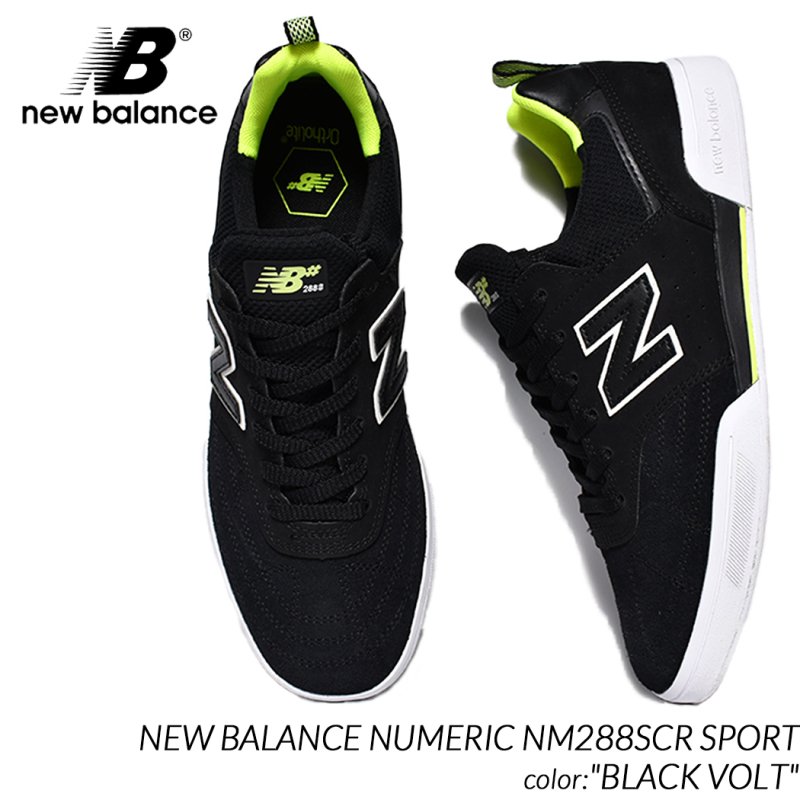 日本未発売 NEW BALANCE NUMERIC NM288SBN SPORT ”BLACK VOLT