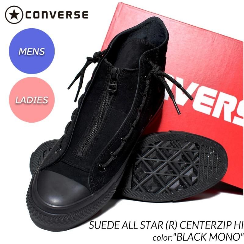 CONVERCE SUEDE ALL STAR (R) CENTERZIP HI 