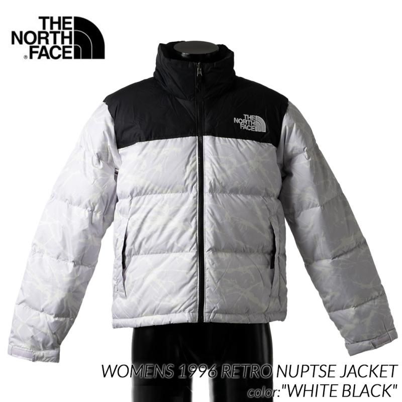  THE NORTH FACE WOMENS 1996 RETRO NUPTSE JACKET WHITE BLACK  Ρե ̥ץ ̤ȯ  NF0A5IXK99E