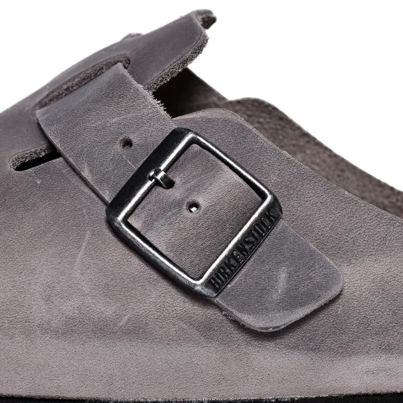 BIRKENSTOCK BOSTON Oiled Leather ( REGULAR FIT ) IRON