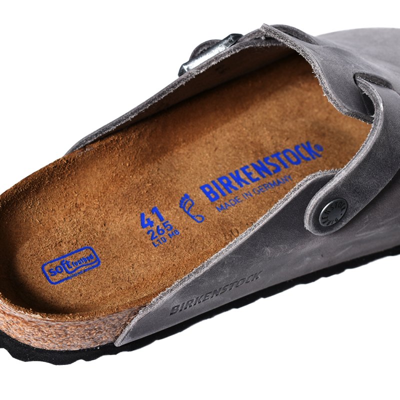 BIRKENSTOCK BOSTON Oiled Leather ( REGULAR FIT ) IRON