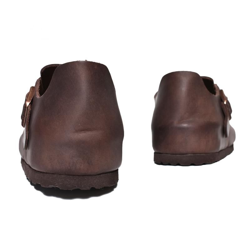 BIRKENSTOCK LONDON Oiled Leather ( REGULAR FIT ) HABANA