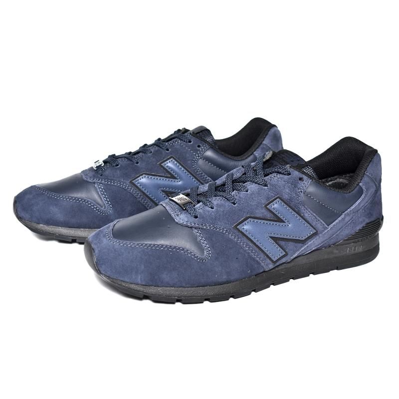 ニューバランス CM996UB2 24.5 オールレザー ネイビー NEW BALANCE CM996UB2 