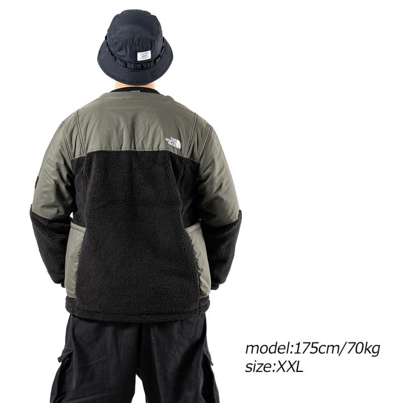 海外限定 THE NORTH FACE M TC FL ZIP JKT KHAKI BLACK ザ ノース