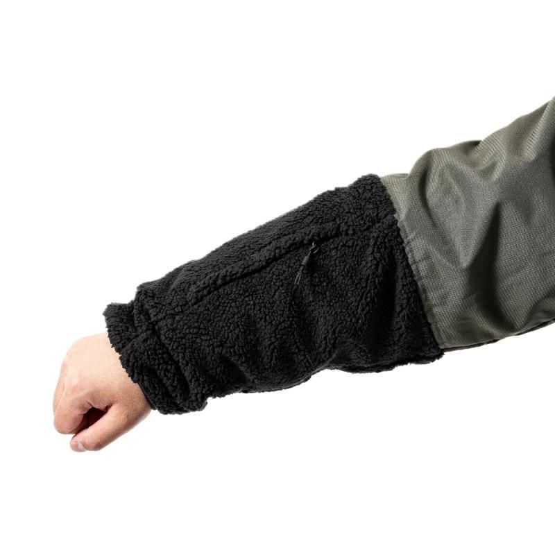海外限定 THE NORTH FACE M TC FL ZIP JKT KHAKI BLACK ザ