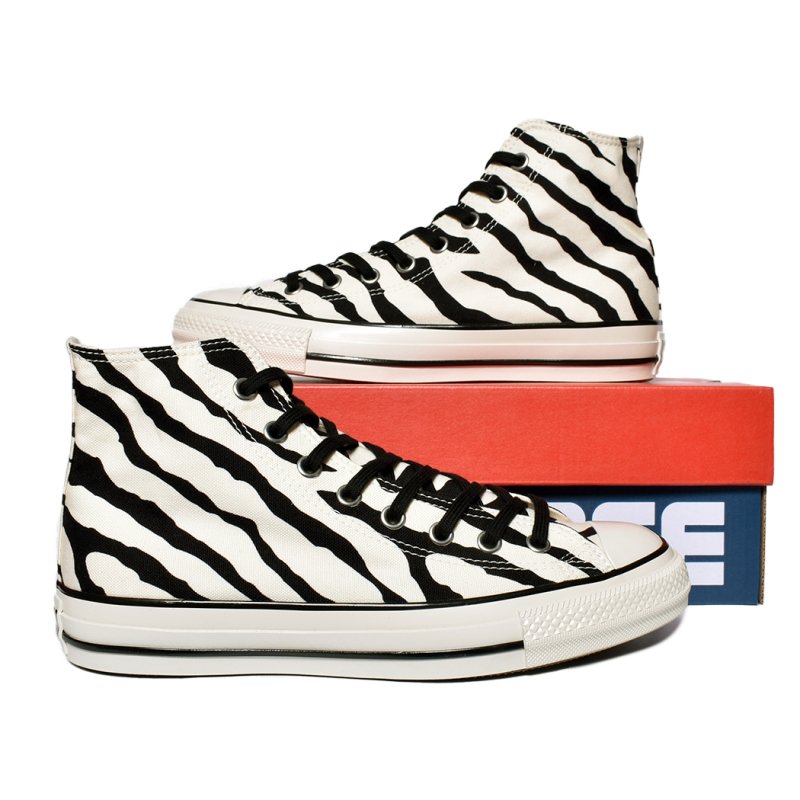 CONVERSE ALL STAR US ZEBRA HI WHITE コンバース オールスター ゼブラ ハイ スニーカー ( 白 黒 BLACK  アニマル 31310920 ) - 海外限定 日本未発売 希少モデル スニーカー ショップ シューズ 大阪 北堀江 プレシャスプレイス【 IMPORT  SHOES &