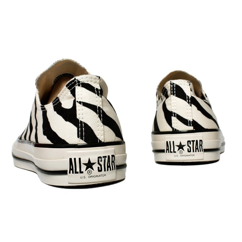 CONVERSE ALL STAR US ZEBRA OX WHITE コンバース オールスター ゼブラ ロー スニーカー ( 白 黒 BLACK  アニマル 31310950 ) - 海外限定 日本未発売 希少モデル スニーカー ショップ シューズ 大阪 北堀江 プレシャスプレイス【 IMPORT  SHOES &