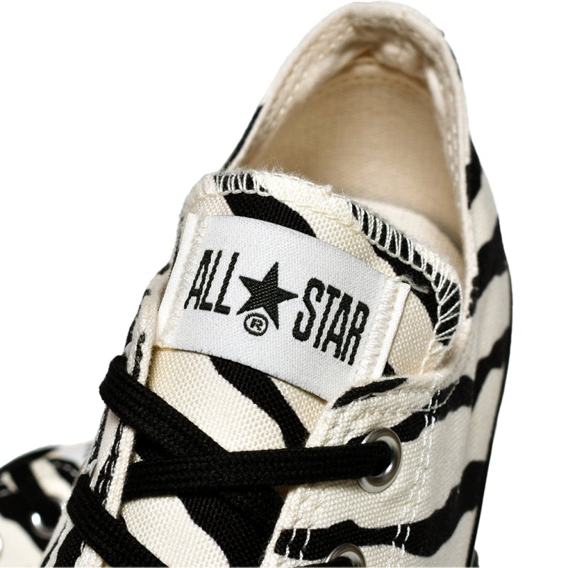 CONVERSE ALL STAR US ZEBRA OX WHITE コンバース オールスター ゼブラ ロー スニーカー ( 白 黒 BLACK  アニマル 31310950 ) - 海外限定 日本未発売 希少モデル スニーカー ショップ シューズ 大阪 北堀江 プレシャスプレイス【 IMPORT  SHOES &