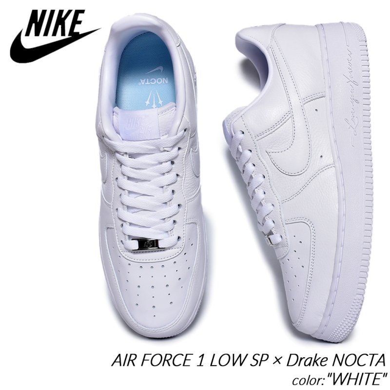 Drake NOCTA × Nike Air Force 1 Low White