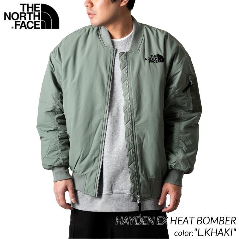 ̤ȯ THE NORTH FACE HAYDEN EX HEAT BOMBER L.KHAKI  Ρե ܥС 㥱å (   MA-1 NJ3NP58K )
