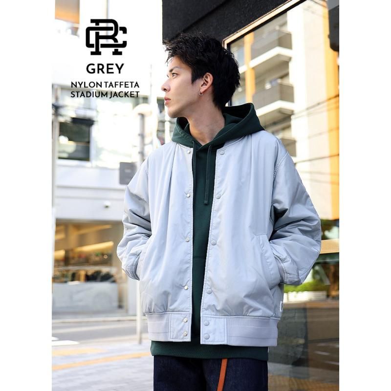 REIGNING CHAMP Nylon Taffeta Stadium Jacket 