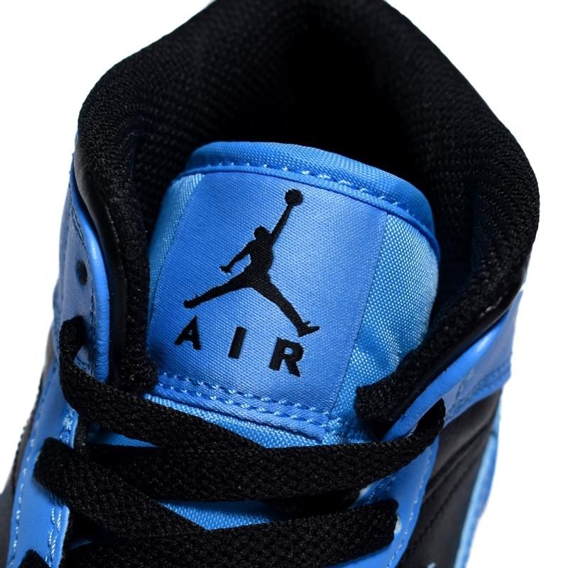 AIR JORDAN1 MID 黒/青 NIKE AIR JORDAN 1 MID エアジョーダン1 ミッド BLACK HYPER