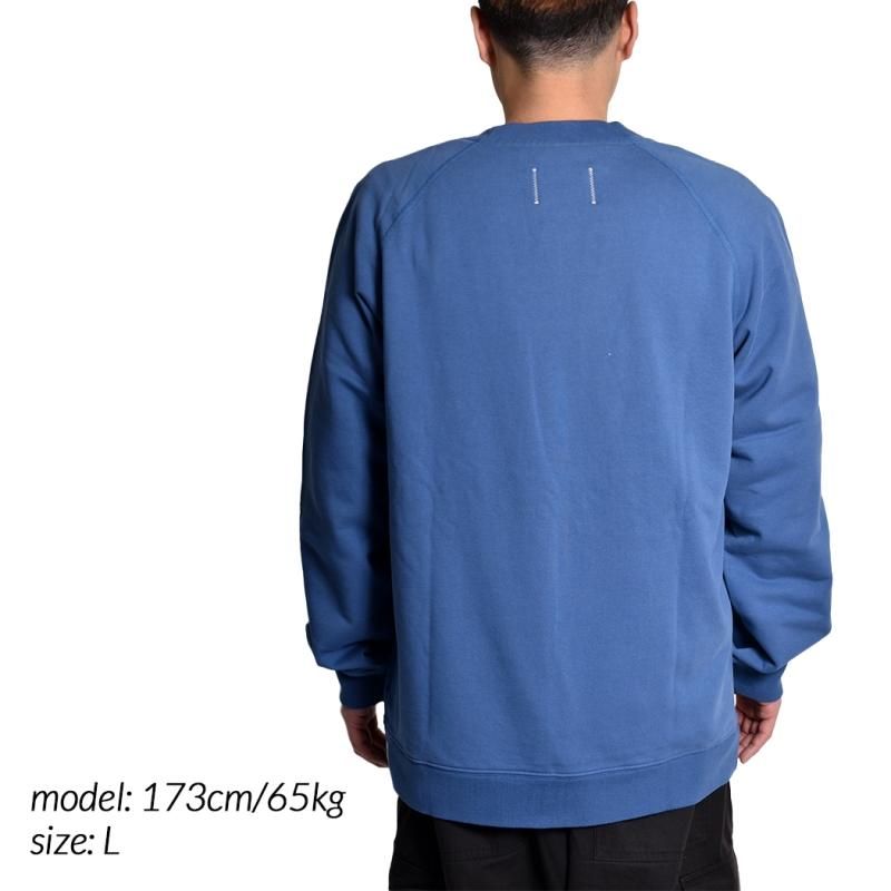 REIGNING CHAMP MIDWEIGHT TERRY CLASSIC CREWNECK Lapis レイニング