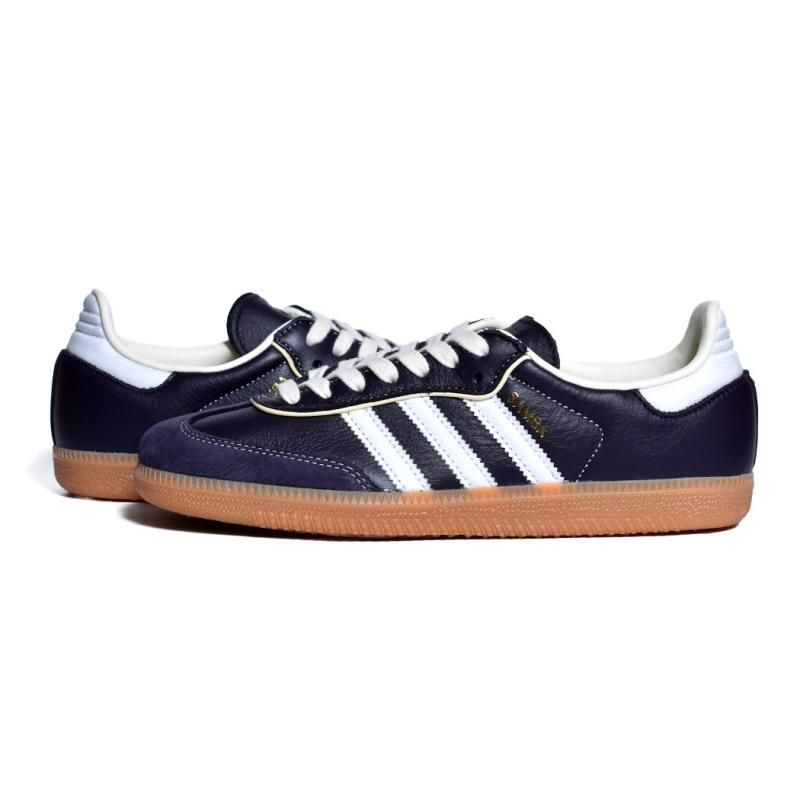 完全未使用品　SAMBA OG オールレザー Adidas Samba OG レザースニーカー | パープル | FARFETCH JP