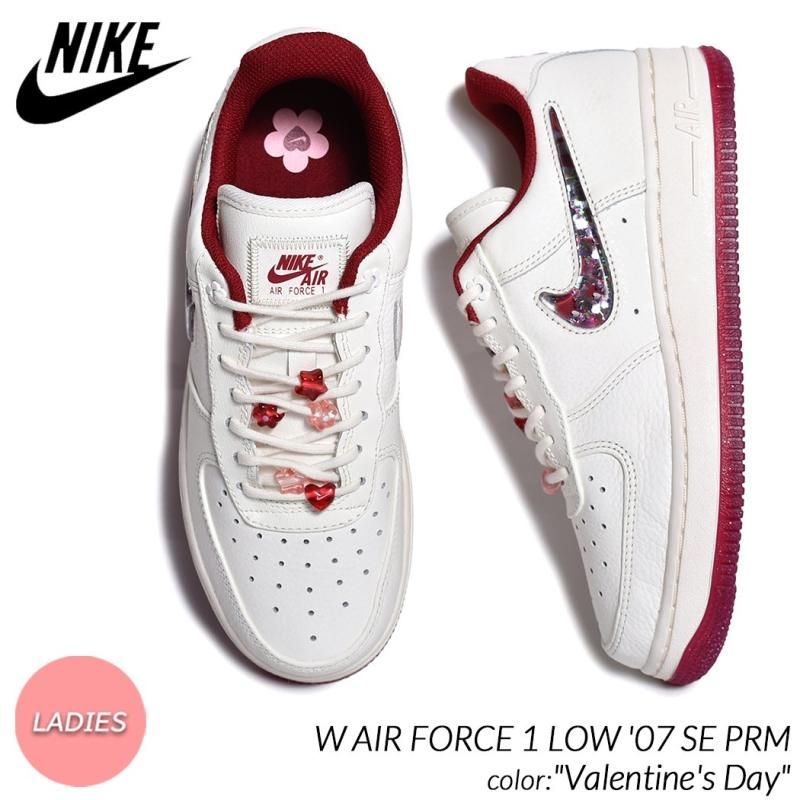  NIKE W AIR FORCE 1 LOW '07 SE PRM Valentine's Day ʥ  ե ˡ ̤ȯ ǥ FZ5068-161