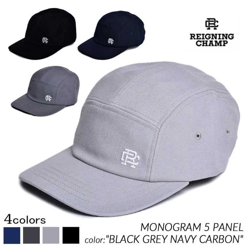 REIGNING CHAMP MONOGRAM 5 PANEL 쥤˥󥰥 Υ CAP ˹ å ( 졼˥󥰥 ե꡼ RC-7380 )