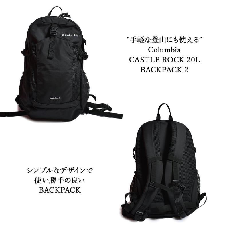 【美品】コロンビア　ラシット　コラボ　リュック　バッグパック　黒 美品】コロンビア ラシット コラボ リュック バッグパック 黒
