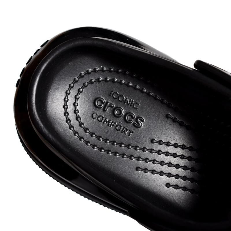 crocs CLASSIC MEGA CRUSH SANDAL BLACK クロックス クラシック