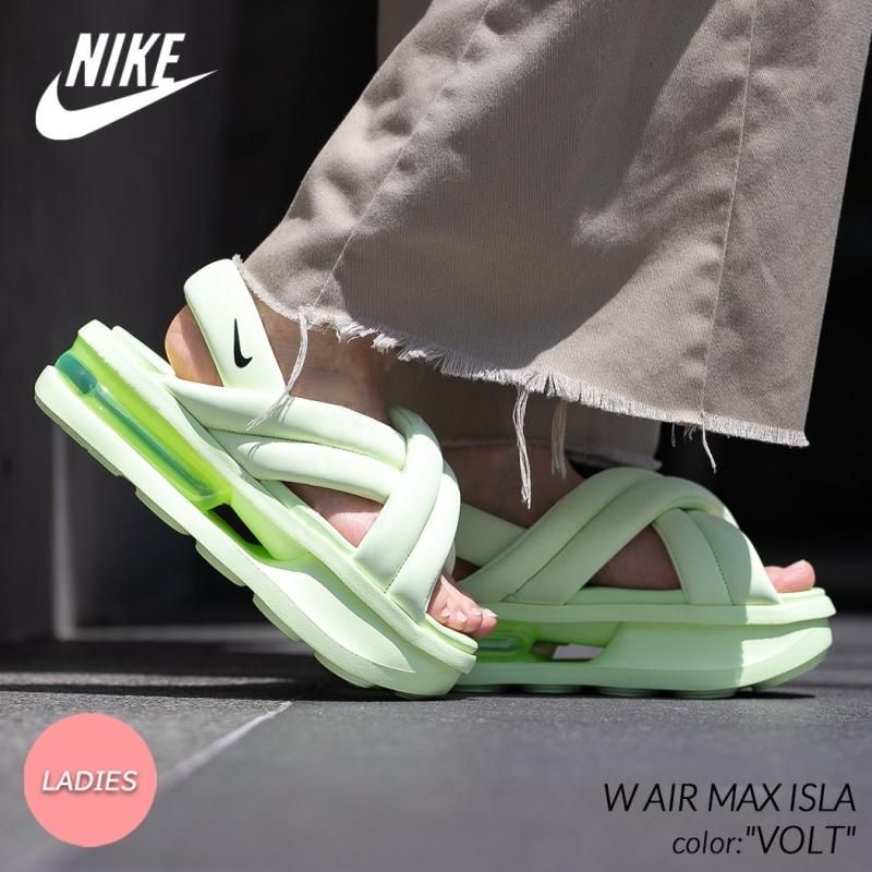 NIKE W AIR MAX ISLA VOLT ナイキ ウィメンズ エアマックス アイラ サンダル ( koko ココ SANDAL 厚底 緑  グリーン レディース FJ5929-700 ) - 海外限定 日本未発売 希少モデル スニーカー ショップ シューズ 大阪 北堀江  プレシャスプレイス【 IMPORT