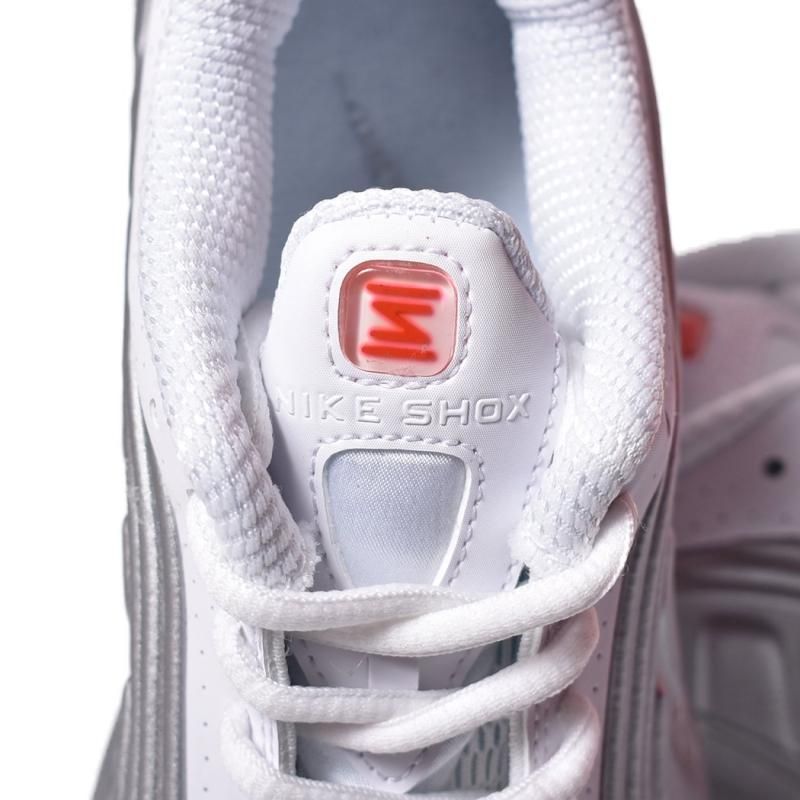 Nike Shox TL White Metallic Silver Max Orange (Women's