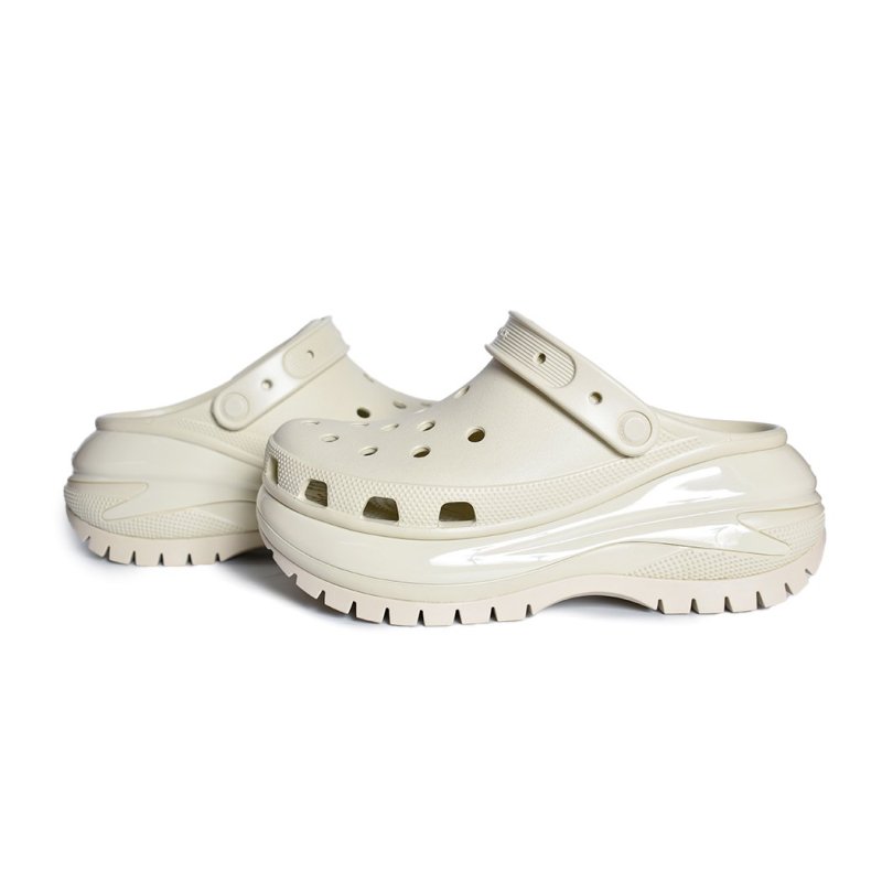 crocs CLASSIC MEGA CRUSH CLOG BONE クロックス クラシック メガ クラッシュ クロッグ サンダル スライド  レディース ボーンBONE 厚底 207988-2Y2 - 海外限定 日本未発売 希少モデル スニーカー ショップ シューズ 大阪 北堀江  プレシャスプレイス【 IMPORT SHOES ...