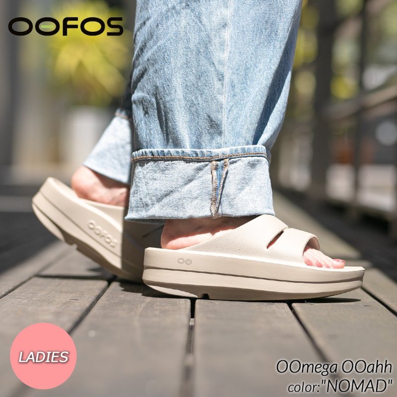 OOFOS OOmega OOahh NOMAD ウーフォス ウーメガ ウーアー サンダル SANDAL スライド SLIDE ノマド  リカバリーサンダル 厚底 レディース 2000730102232 - 海外限定 日本未発売 希少モデル スニーカー ショップ シューズ 大阪 北堀江  プレシャスプレイス【 IMPORT SHOES ...