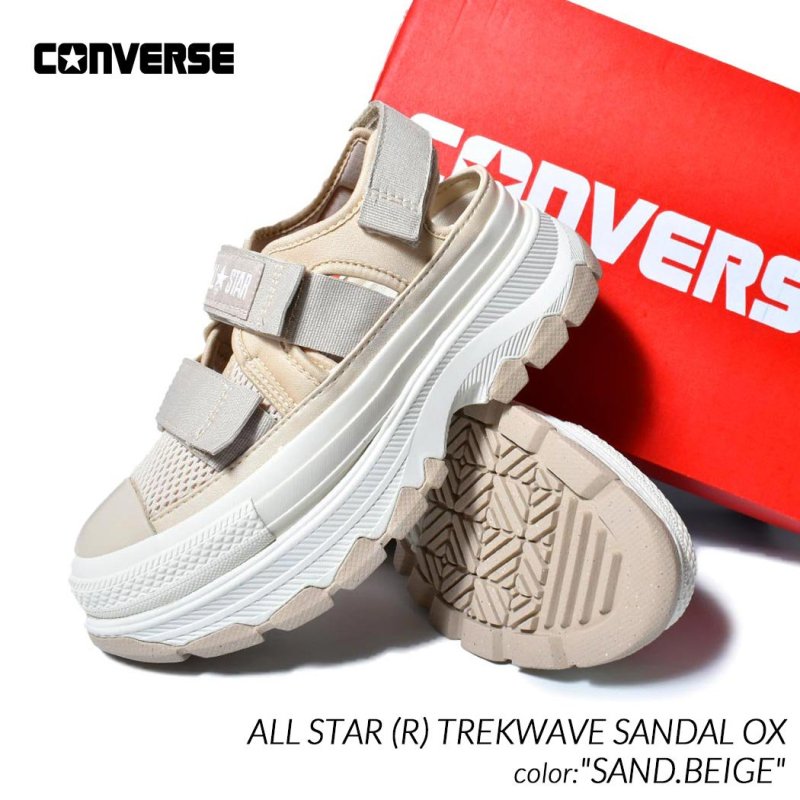 CONVERSE ALL STAR (R) TREKWAVE SANDAL OX SAND.BEIGE コンバース 