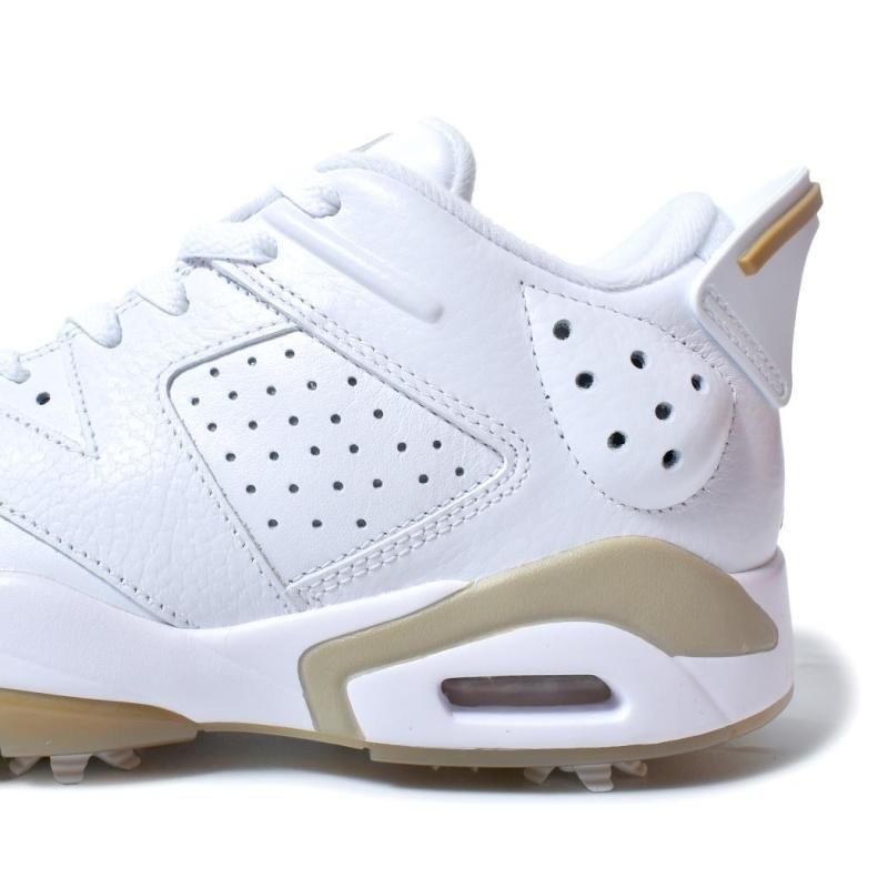 NIKE JORDAN RETRO 6 GOLF “LINEN” WHITE/KHAKI ナイキ エア