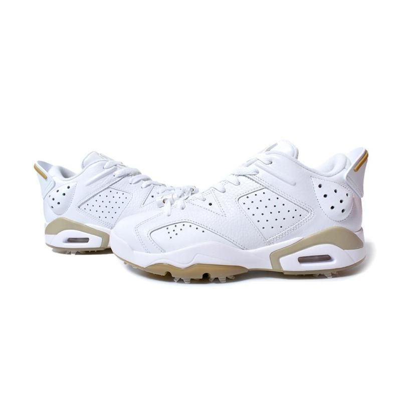 NIKE JORDAN RETRO 6 GOLF “LINEN” WHITE/KHAKI ナイキ エア