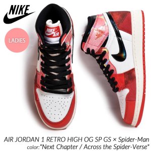 Spider-Man  NIKE AIR JORDAN 1 RETRO HIGH OG SP GS ʥ 硼 ȥ ϥ ѥޥ  DV1753-601