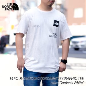  THE NORTH FACE M FOUNDATION COORDINATES GRAPHIC TEE White  Ρե T ̤ȯ NF0A882ZV3L