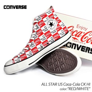 CONVERSE ALL STAR US Coca-Cola CK HI RED/WHITE С 륹  ϥ ˡ (  ۥ磻  31312060 )