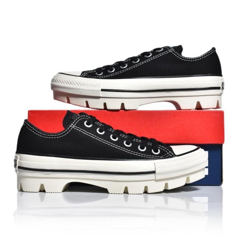 CONVERSE ALL STAR CHUNK OX BLACK С 륹  ϥ ˡ (   ֥å  ۥ磻 31312721 )