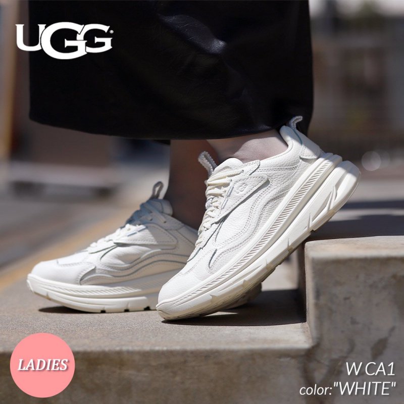 ugg スニーカー 白 ストア