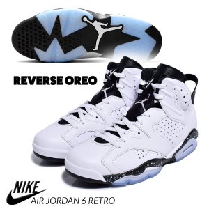 NIKE AIR JORDAN 6 RETRO REVERSE OREO ʥ  硼  ȥ ˡ (  ۥ磻  ֥å 쥪 CT8529-112 )