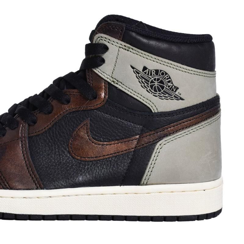 靴 Nike Air Jordan 1 High OG \"Rust Shadow\" Jordan 1 Retro High Light Army Rust Shadow Patina Men's
