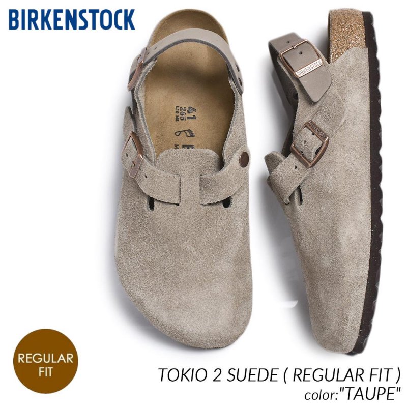 BIRKENSTOCK TOKIO 2 SUEDE ( REGULAR FIT ) TAUPE ビルケンシュトック トキオ スエード サンダル  ボストン BOSTON メンズ トープ 1028287 - 海外限定 日本未発売 希少モデル スニーカー ショップ シューズ 大阪 北堀江 ...