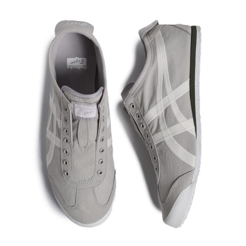 Onitsuka Tiger MEXICO 66 SLIP-ON OYSTER GREY/WHITE ˥ĥ ᥭ åݥ ˡ  ǥ 1183B603-020