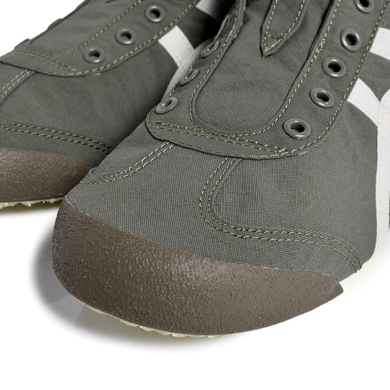 ポン太 Onitsuka Tiger MEXICO 66 SLIP-ON MANTLE GREEN/BIRCH オニツカ