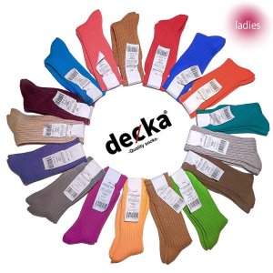 ڥǥdecka -quality socks- Organic Ribbed Socks ǥ ˥å ֥å (  åȥ  ORG-01 )