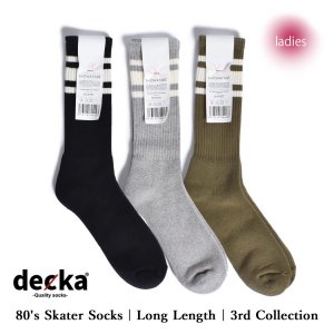 ڥǥdecka -quality socks- 80's Skater Socks Long Length 3rd Collection ǥ  å  SW-11-3