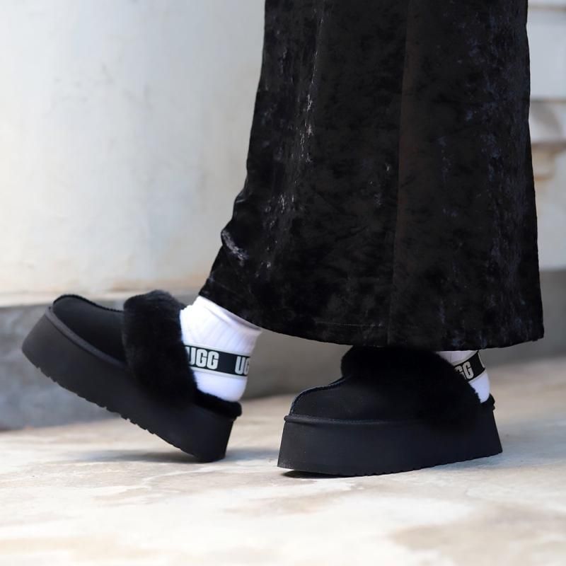 UGG WOMENS FUNKETTE CHESTNUT BLACK   եå  å 塼 ǥ ( ե 1113474 )