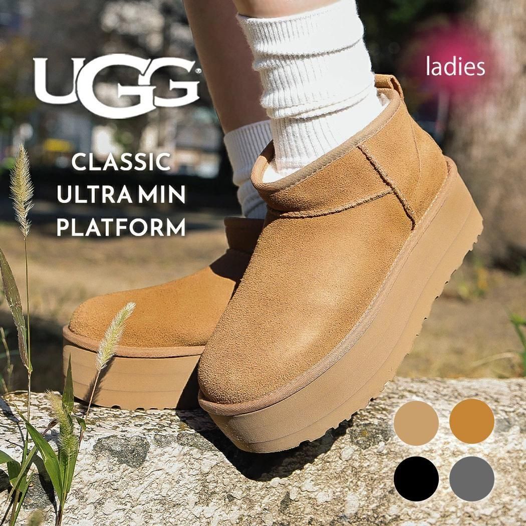 UGG   饷å ȥ ߥ ץåȥե WOMENS CLASSIC ULTRA MINI PLATFORM (   1135092 )