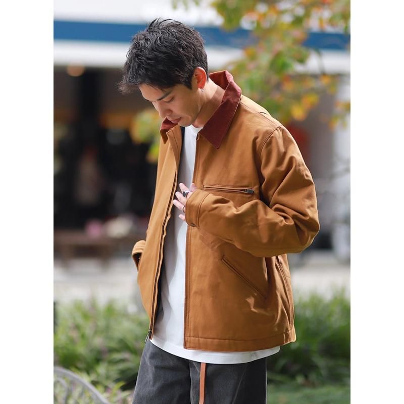 CARHARTT Relaxed Fit Duck Blanket Linted Detroit Jaket 