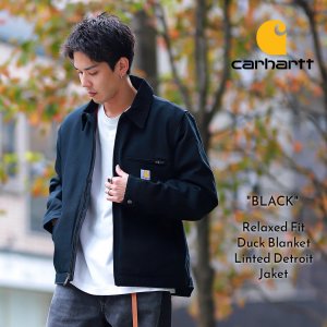 CARHARTT Relaxed Fit Duck Blanket Linted Detroit Jaket 