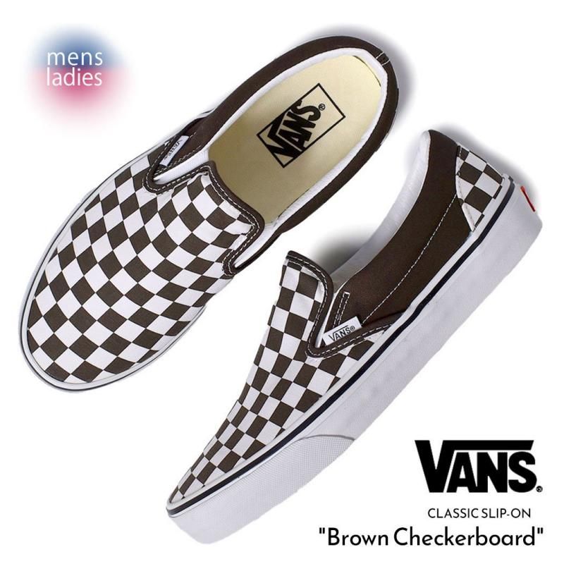 【Vans】Classic Slip-On Checkerboard シューズ VANS CLASSIC SLIP-ON 