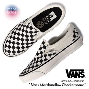 VANS MTE SLIP-ON REISSUE 98 Black Marshmallow Checkerboard Х 饷å åݥ ˡ  VN000CTCKIG